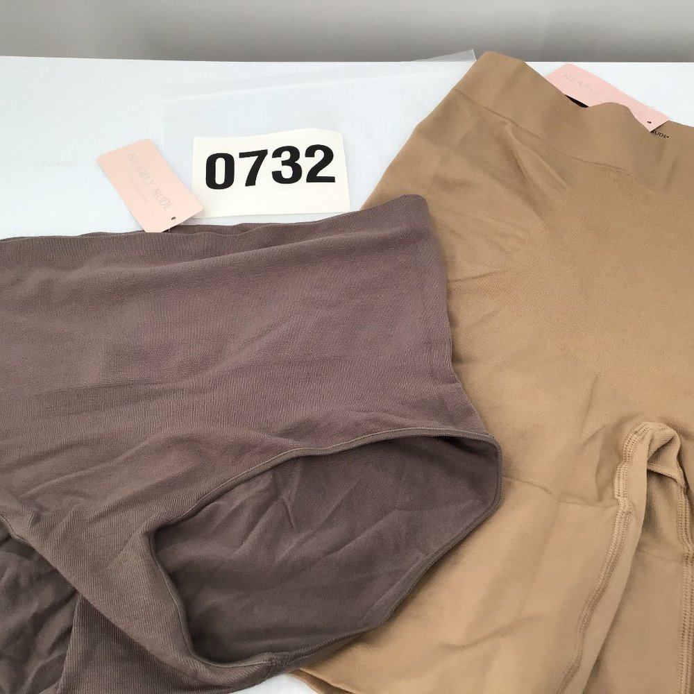 Nearly Nude Shapewear & Panties, Size 2X, New, Tan & Stone Color